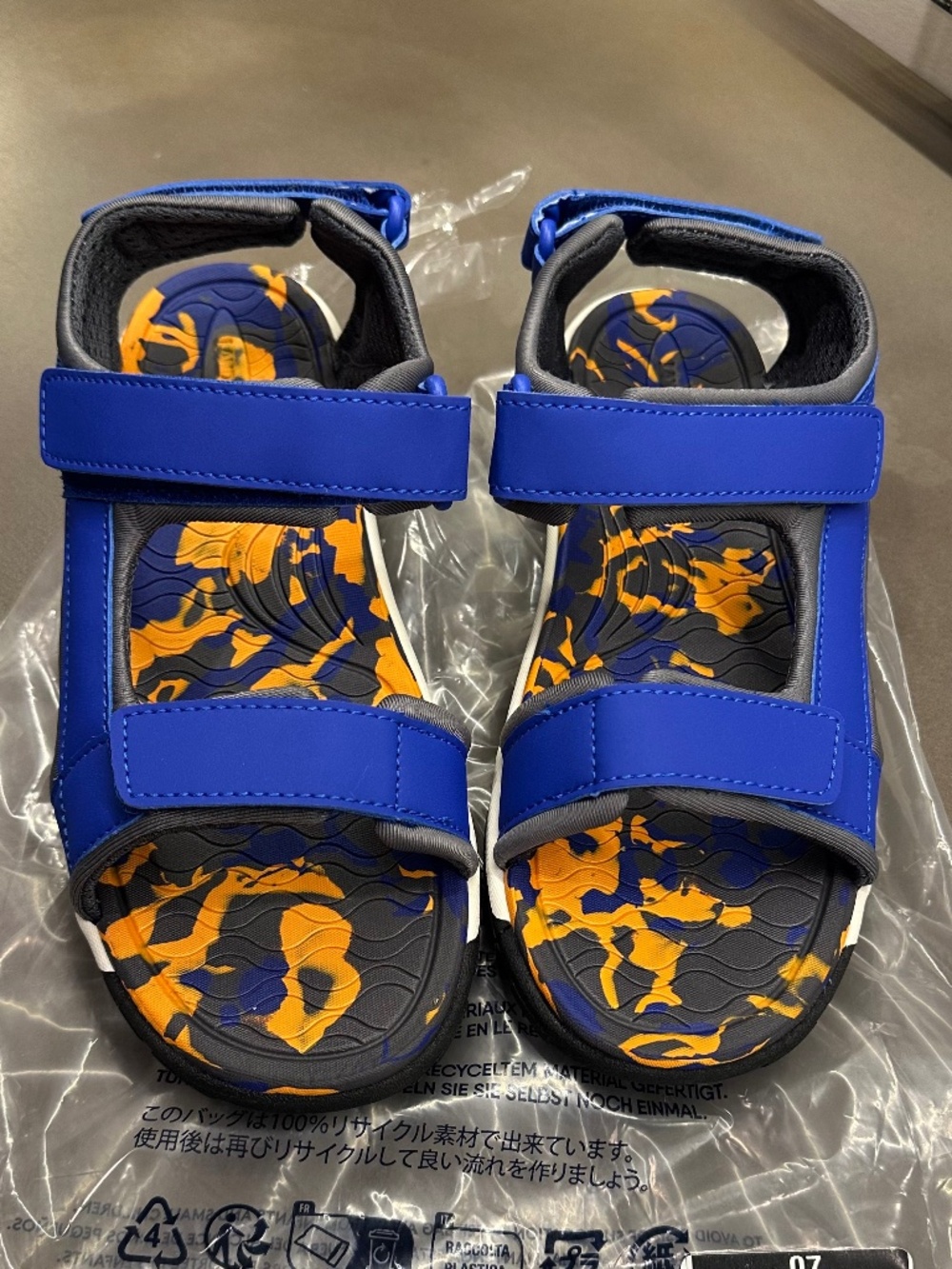 Lands' End Kids Adjustable All Weather Sandals